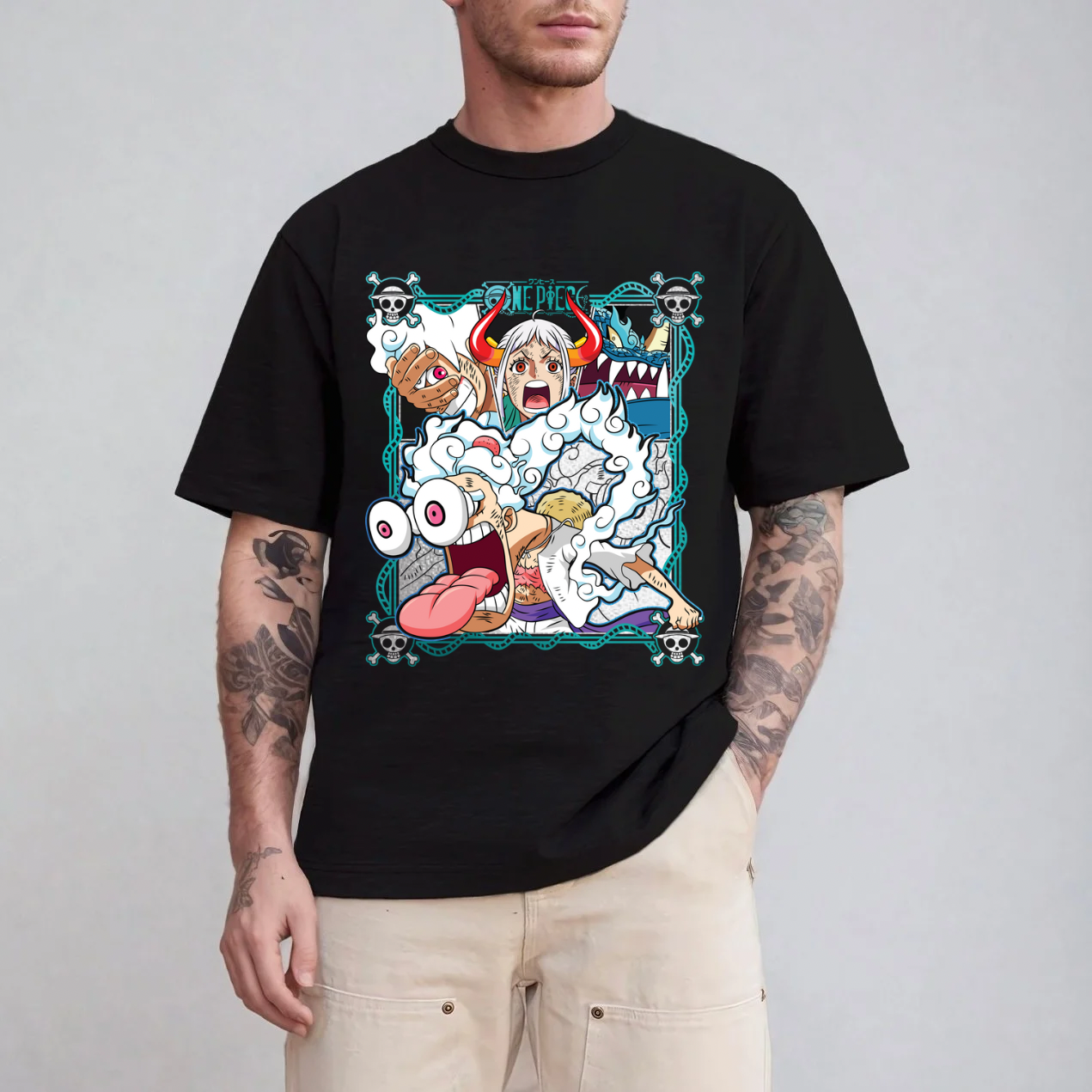 Yamato & Luffy DTF Transfer