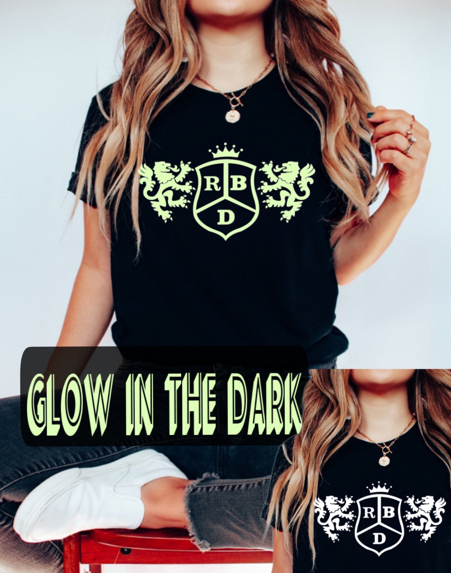 Glow in the dark RBD logo Unisex T shirt