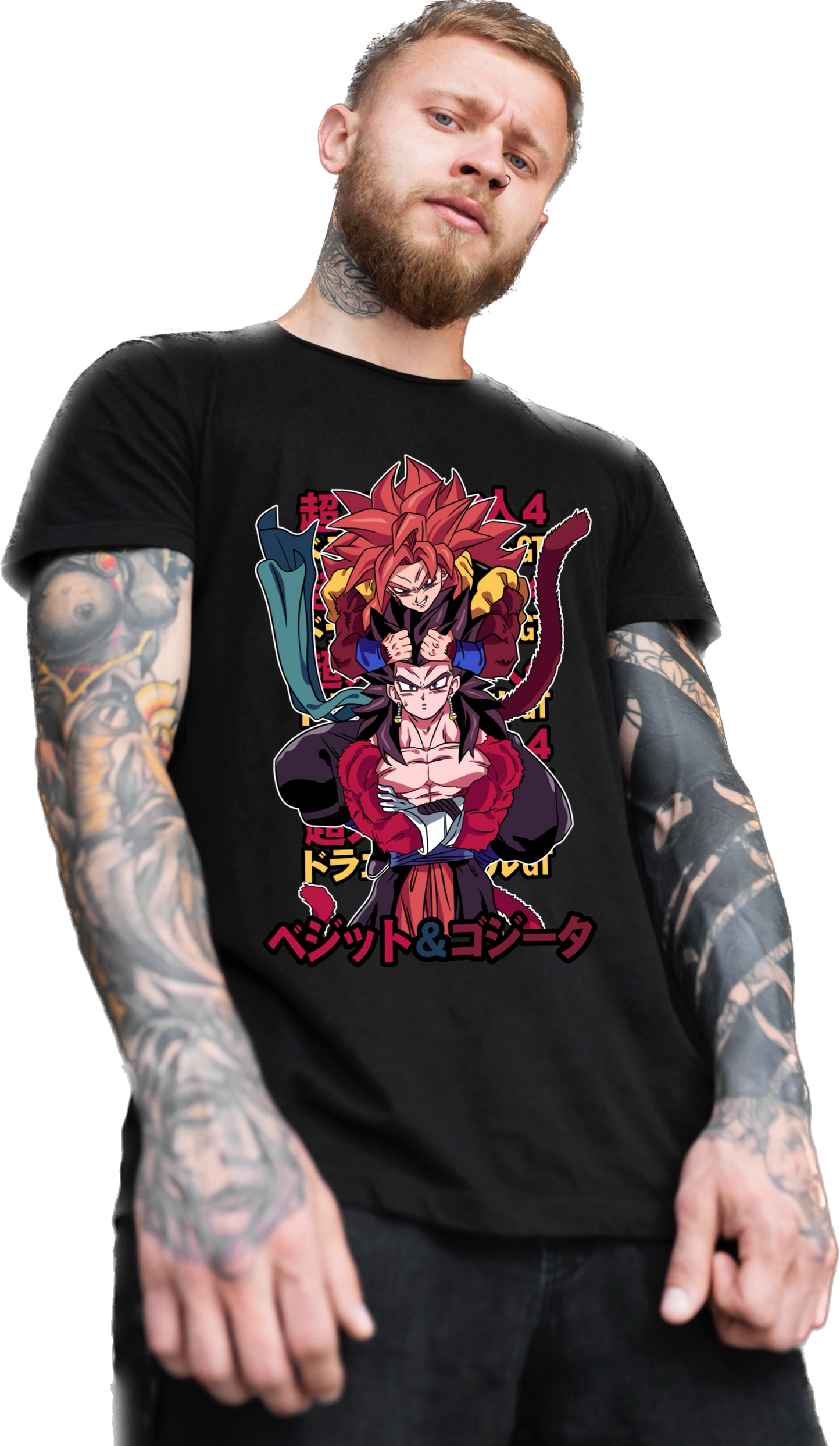 SSJ4 Gogeta DTF full color transfer