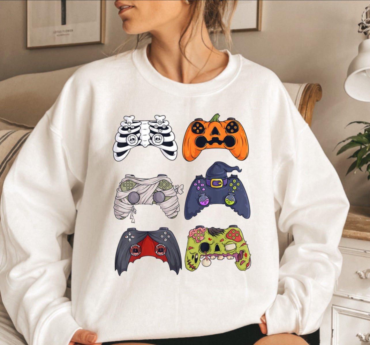 Halloween Controller DTF full color transfer