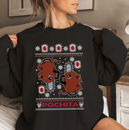 Poshita ugly sweater Christmas DTF Transfer