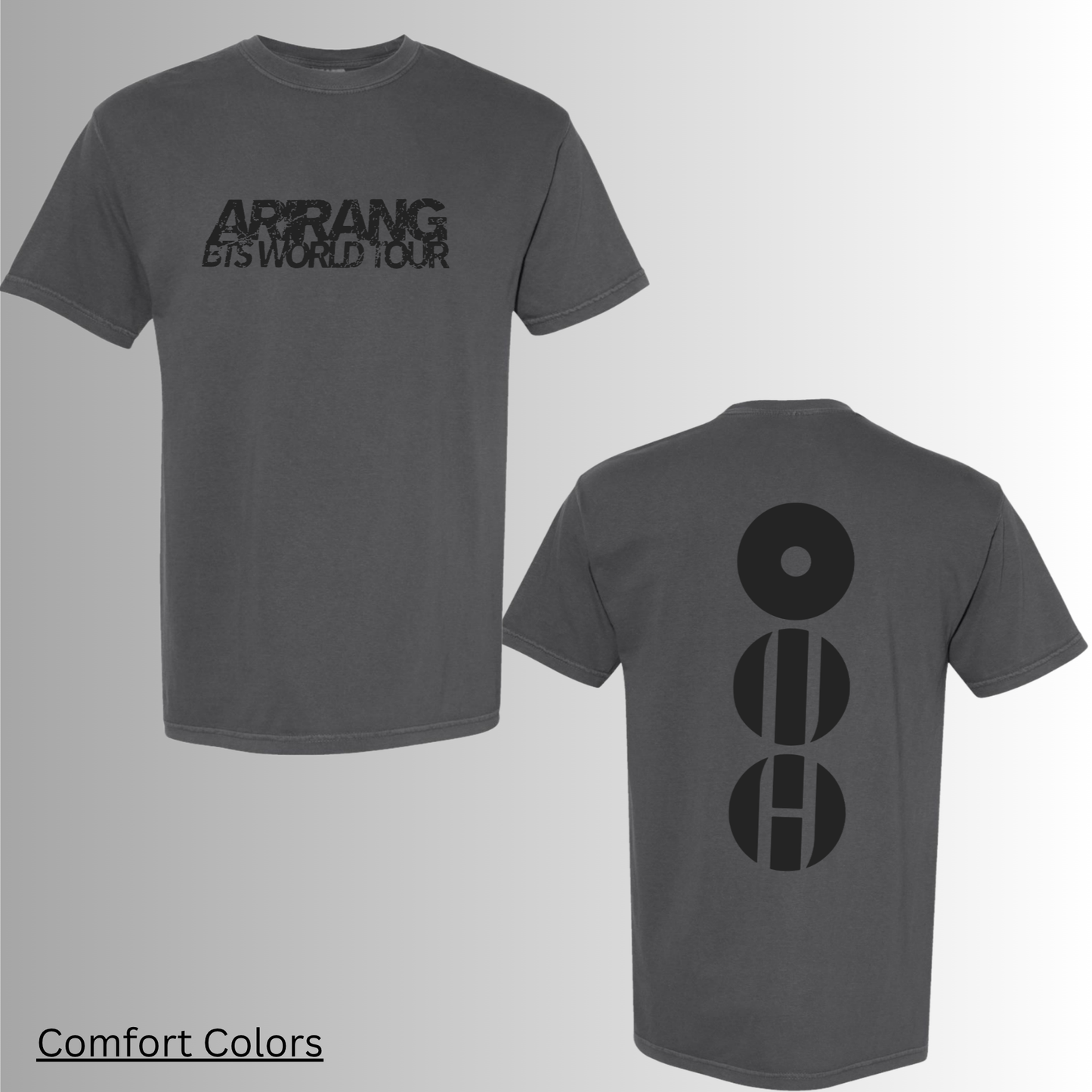 T-shirt world tour gray