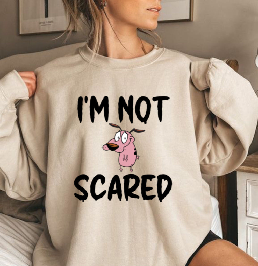 I’m not scared Halloween DTF full color transfer