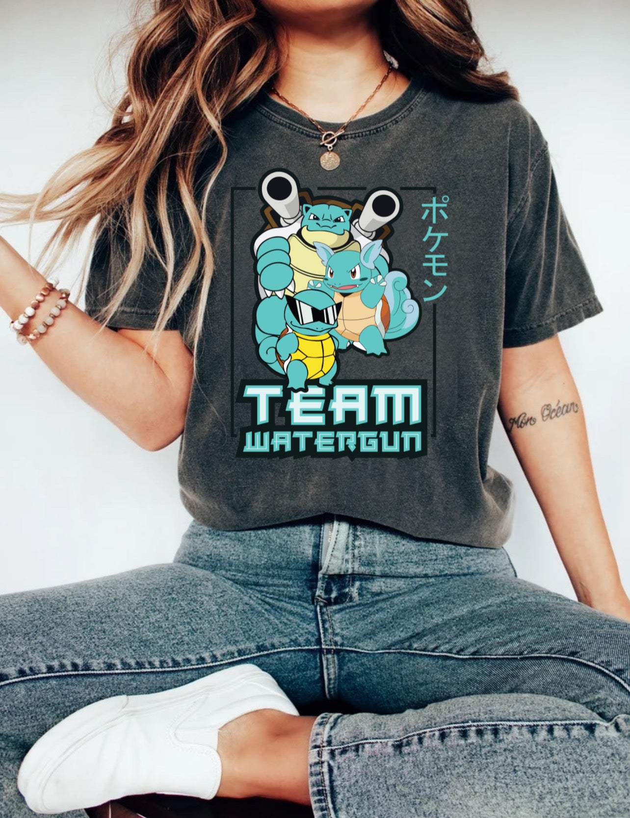 Team Watergun DTF full color transfer