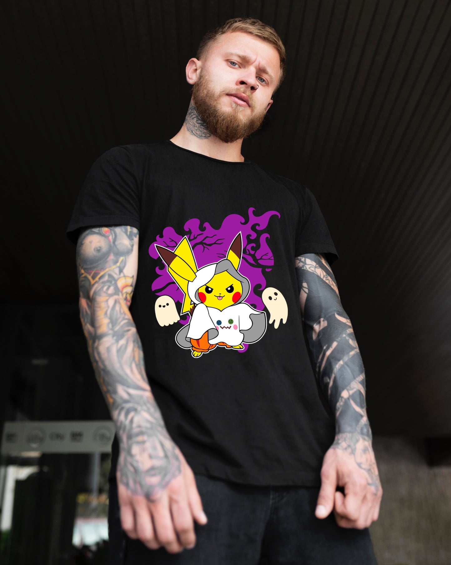 Spooky Pkch V2 DTF full color transfer