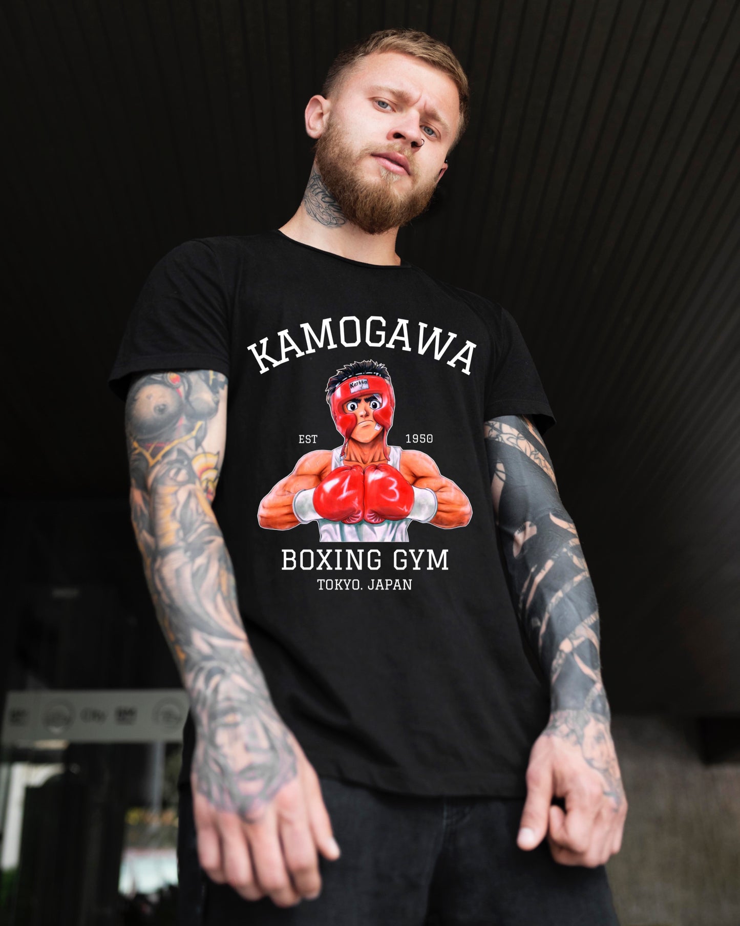 Kamogawa Boxing Gym DTF full color transfer