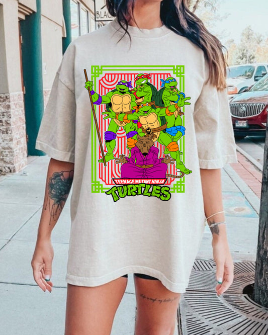 Turtles Gang DTF full color transfer