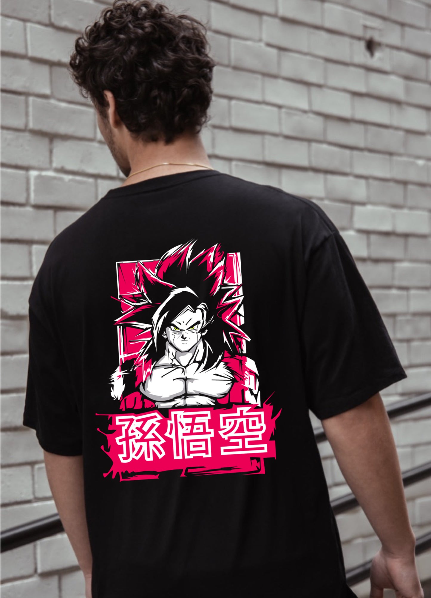 SSJ 4 DTF Glow in the dark transfer