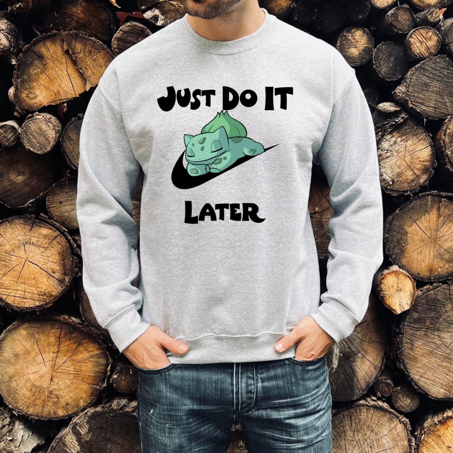 Just Do It Later Bulbsr DTF full color transfer