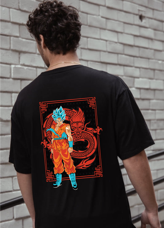 SSJ Blue & Dragon DTF full color transfer