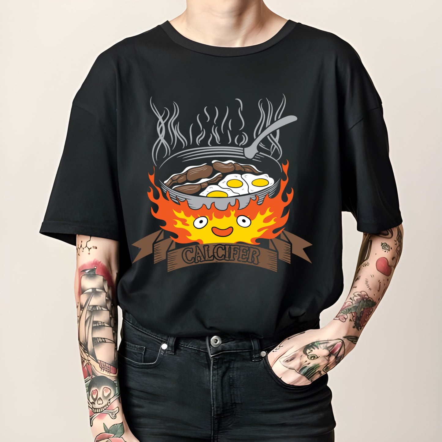 Calcifer DTF full color transfer